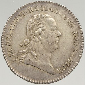 Leopold II., Větší žeton na volbu za římského císaře ve Frankfurtu 30.9.1789