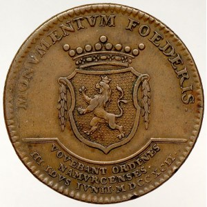 František II. / I., Větší žeton na holdování v Namuru 1792