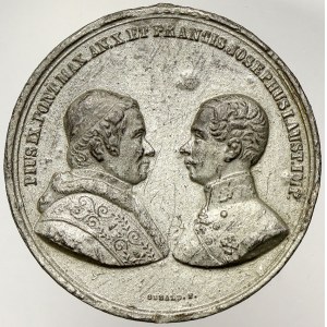 František Josef I., Medaile k uzavření smlouvy s Vatikánem 1855