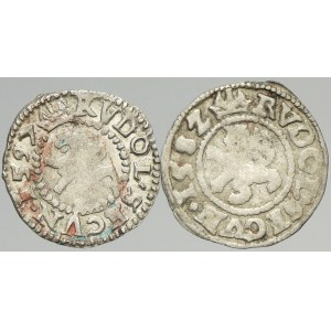 Rudolf II. (1576-1612), Bílý peníz 1582, 1597 oba Kutná Hora