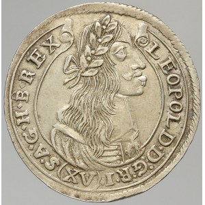 Leopold I. (1657-1705), XV krejcar 1677 KB