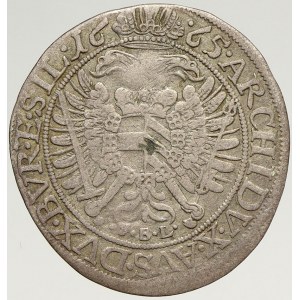 Leopold I. (1657-1705), VI krejcar 1665 FBL Kladsko-Lisola