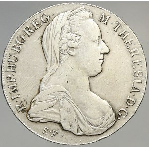 Marie Terezie (1740-80), 1 tolar 1780 S.F. Günzburg