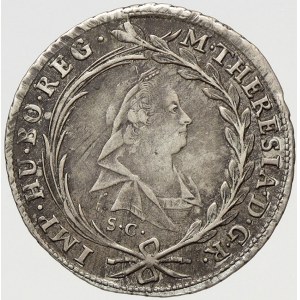 Marie Terezie (1740-80), 5 krejcar 1772 S.C. Günzburg