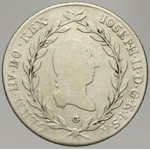 Samostatná vláda, 20 krejcar 1786 G