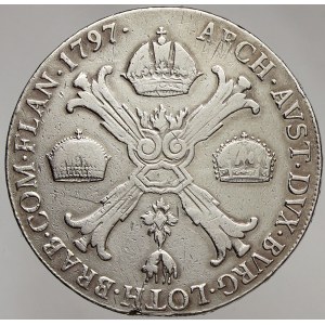 František II./I. (1792-1835), 1 tolar kříž. 1797 C