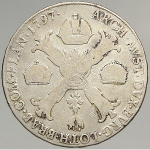 František II./I. (1792-1835), 1 tolar kříž. 1797 C