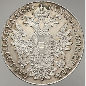 František II./I. (1792-1835), 1 tolar konv. 1821 V
