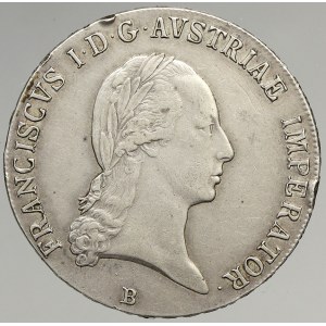 František II./I. (1792-1835), 1 tolar konv. 1823 B
