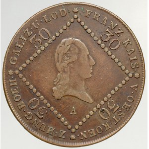František II./I. (1792-1835), Cu 30 krejcar 1807 A