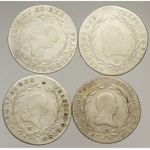 František II./I. (1792-1835), 20 krejcar 1803 F, G; 1804 A, G