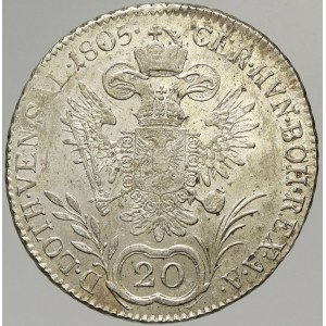 František II./I. (1792-1835), 20 krejcar 1805 E
