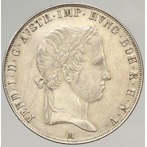 Ferdinand V. (1835-48), 1 tolar 1841 M - ŠROUBOVACÍ