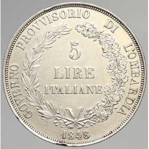 Revoluční ražby (1848 - 1849), 5 lira 1848 M