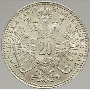 Konvenční měna, 20 krejcar 1870