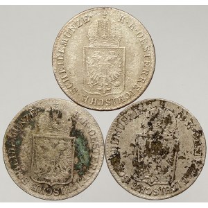 Konvenční měna, 6 krejcar 1848 A, 1849 A (2x)