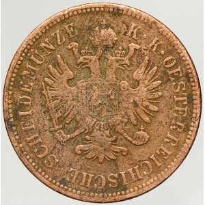 Konvenční měna, 4 krejcar 1861 B