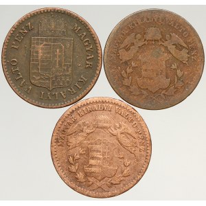 Konvenční měna, 1 krejcar 1868 KB, 1872 KB, 1878 KB (znak bez andělů)