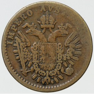 Konvenční měna, 3 centesimi 1852 V