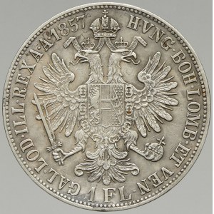 Zlatníková měna, Zlatník 1857 B