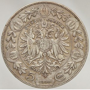 Korunová měna, 5 K 1900