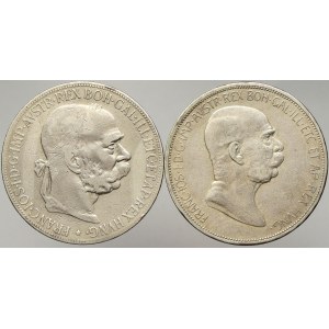 Korunová měna, 5 K 1900, 1908 jub.