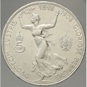 Korunová měna, 5 K 1908 jub.