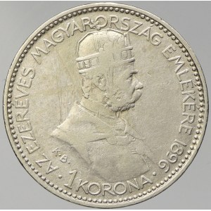 Korunová měna, 1 K 1896 KB Mileniová
