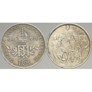 Korunová měna, 1 K 1896 KB Mileniová, 1 K 1908 jubilejní