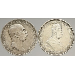 Korunová měna, 1 K 1896 KB Mileniová, 1 K 1908 jubilejní