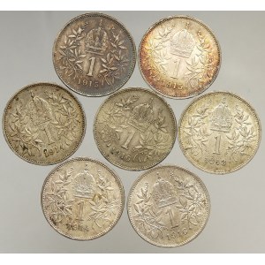 Korunová měna, 1 K 1913-1916