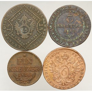 Konvoluty, František II. Konvolut 4 měděných mincí