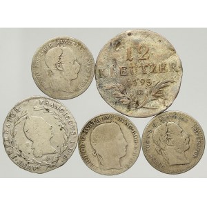 Konvoluty, Konvolut Ag mincí Františka II., Ferdinanda V. a Františka Josefa I