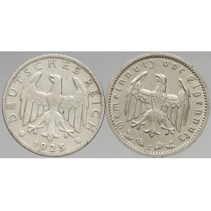 Výmarská republika, 1 RM 1925 A, 1937 E. (1925 ox.)