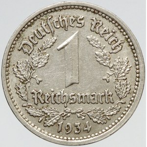 III. Říše, 1 RM 1934 G