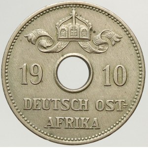 Německá východní Afrika, 10 heller 1910 J