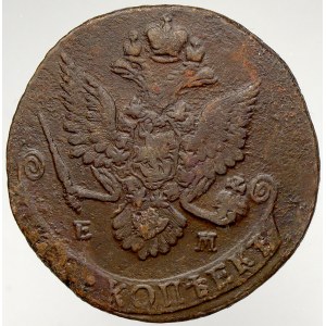 Kateřina II. (1762 - 1796), 5 kop. 1782 EM