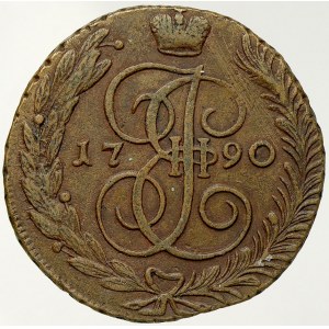 Kateřina II. (1762 - 1796), 5 kop. 1790 AM