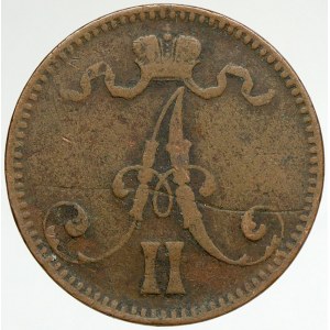 Finsko pod Ruskem, 5 penniä 1866
