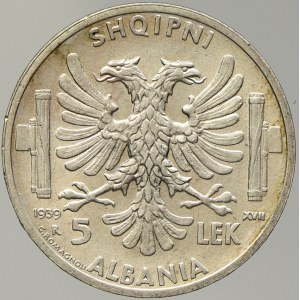 Albánie - Italská okupace, 5 lek 1939