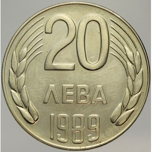 Bulharsko, 20 leva 1989