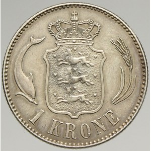 Dánsko, Kristián X. (1912-1947). 1 krone 1916 VBP