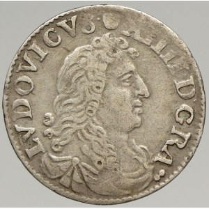 Francie, Ludvík XIV. (1643-1715). 4 sol 1677 D