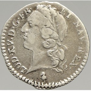 Francie, Ludvík XV. (1715-1774). 6 sol (1/20 ecu) 1761 A