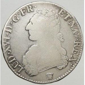 Francie, Ludvík XVI. (1774-1793). 1 ecu 1790 I