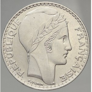 Francie, III. republika (1875 - 1940). 20 frank Ag 1938