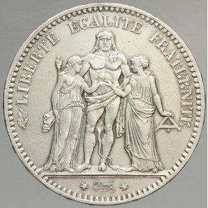 Francie, III. republika (1875 - 1940). 5 frank 1875 A