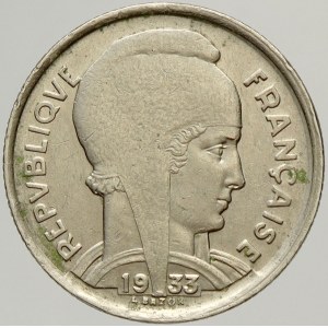 Francie, III. republika (1875 - 1940). 5 frank 1933