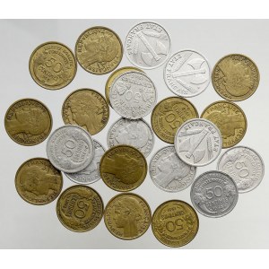 Francie, III. republika (1875 - 1940). 50 centim 1931-47