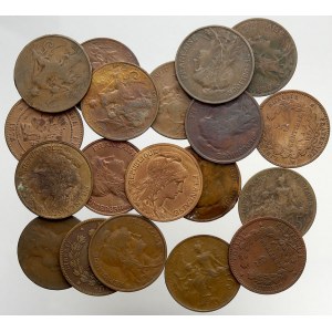 Francie, III. republika (1875 - 1940). 5 centim 1876A-1917